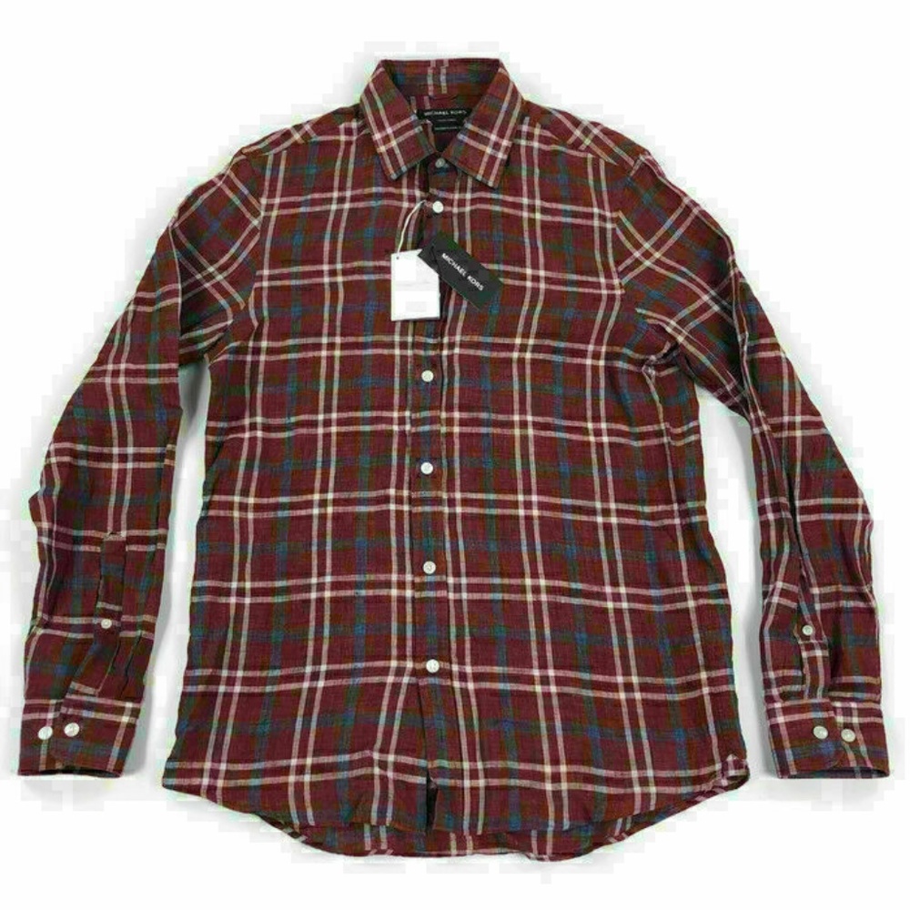 Michael Kors Mens Long Sleeve Button Shirt Small